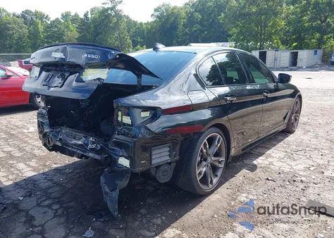 2018 BMW M550I xDrive from USA, damaged, VIN WBAJB9C57JB049113